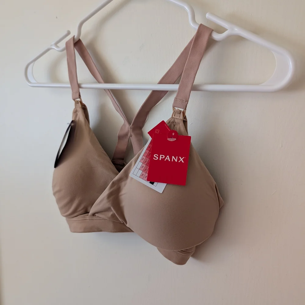 Spanx Womens Small Nursing Bra Beige NWT - Picture 3 of 8